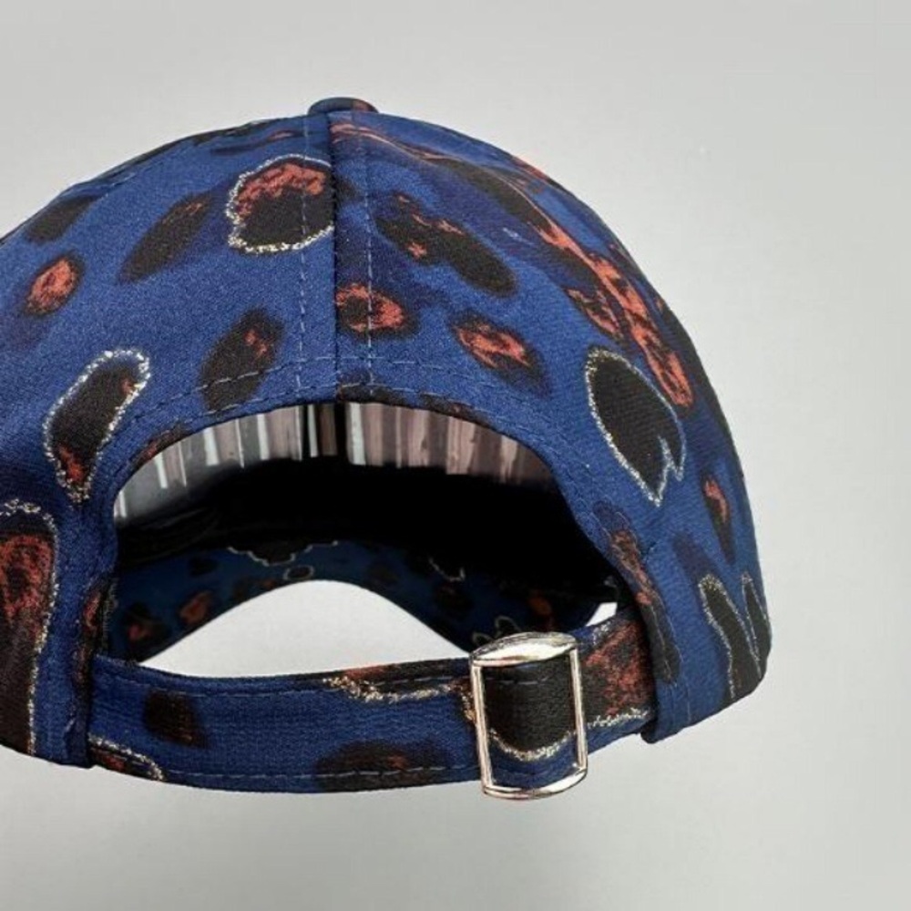 Blue And Brown Patterned Cap - image 2
